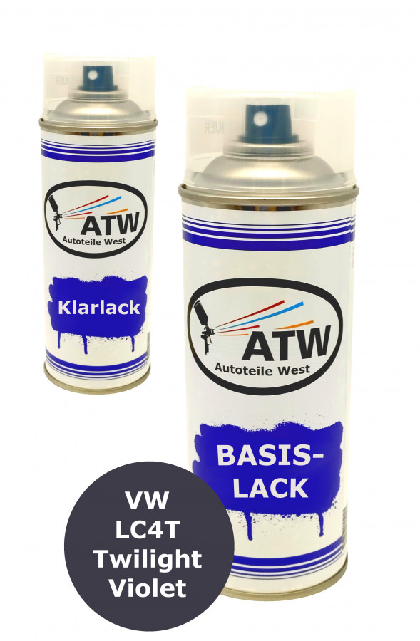 Autolack für VW LC4T Twilight Violet+400ml Klarlack Set